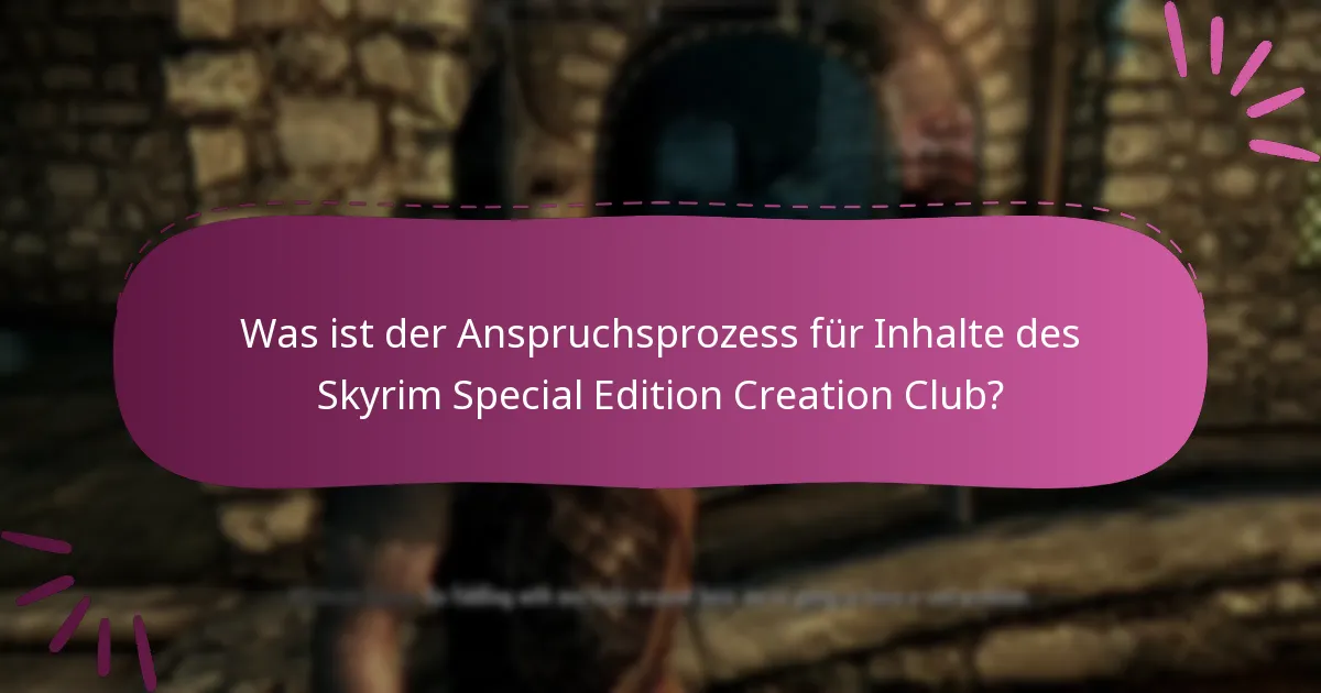 Welche Arten von Inhalten sind im Skyrim Special Edition Creation Club verfügbar?