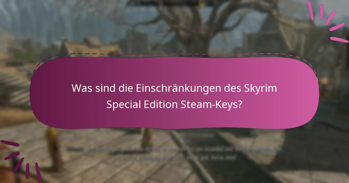 Ist Cross-Play für Skyrim Special Edition verfügbar?