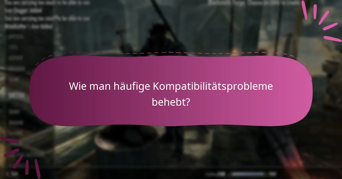 Wie man häufige Kompatibilitätsprobleme behebt?